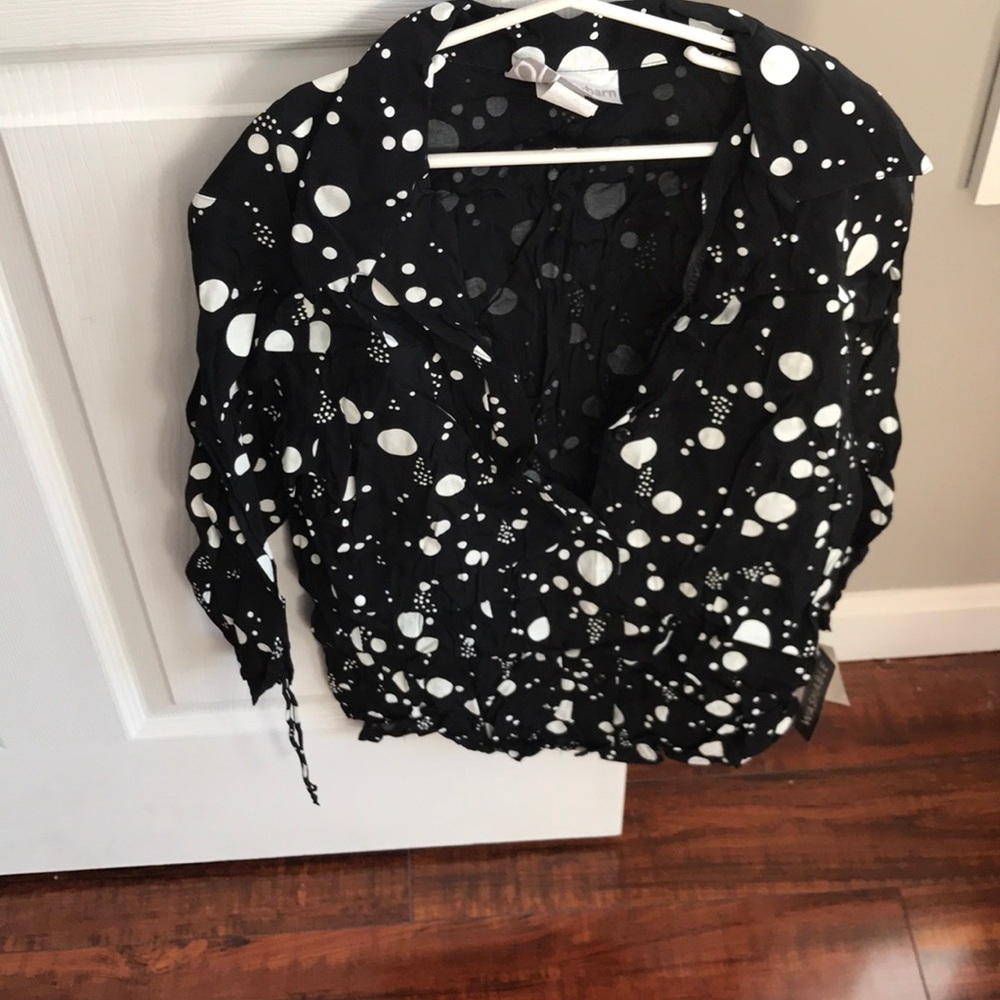 Black button up